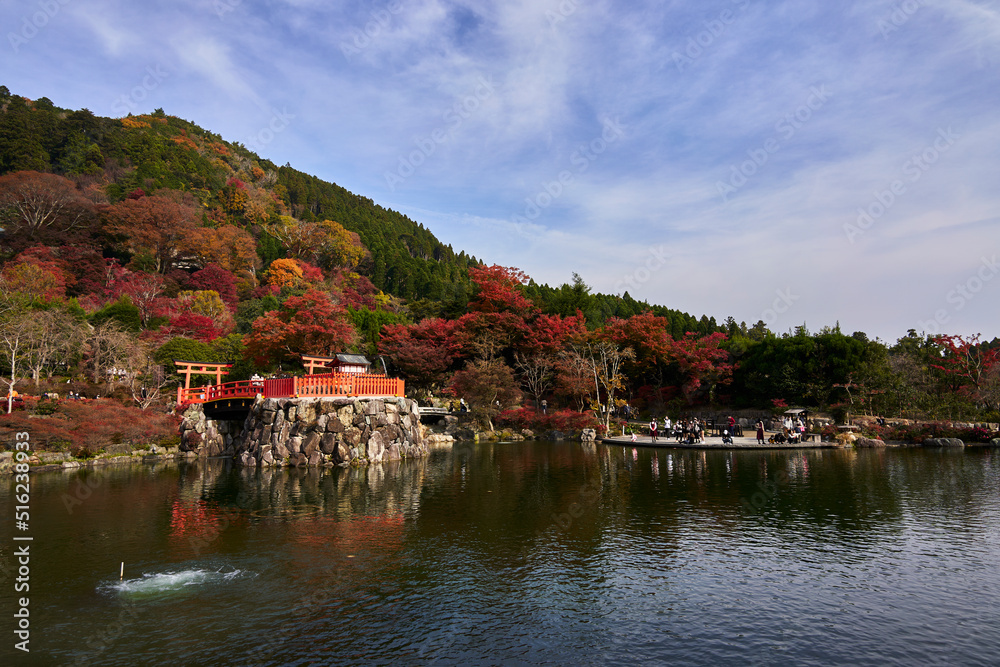 Katsuo-ji Temple in Japan in Autumn