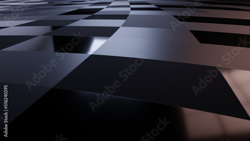 Checker themed pattern with varying textures.