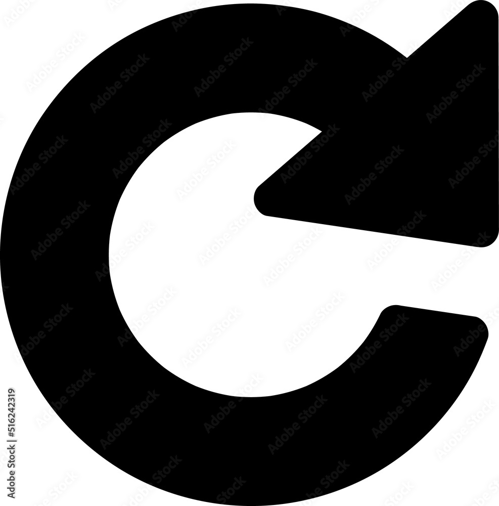 reload vector icon illustration on white background.eps reload vector icon illustration on white background.eps