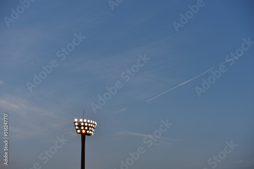 Light pole of sport ground