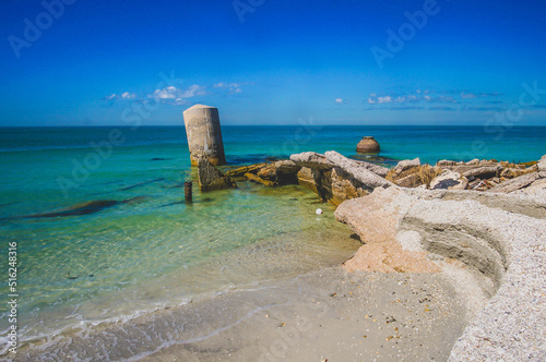 Fototapeta Naklejka Na Ścianę i Meble -  Ruins of Fort Dade on Egmont Key