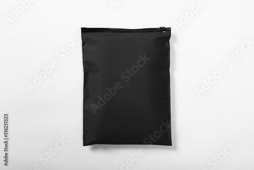 Plastic envelope packaging mockup with copy space for your logo or graphic design © DN6