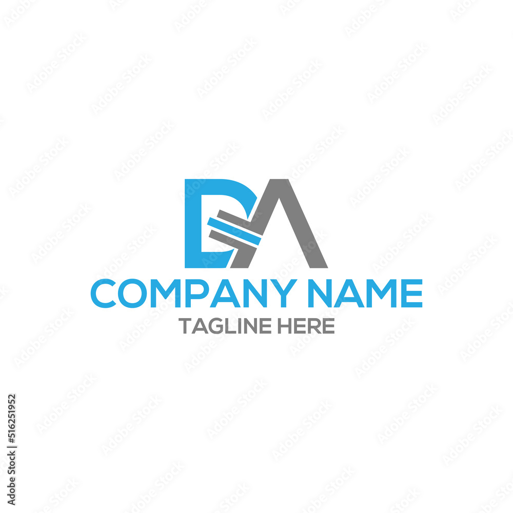 Initial AD DA modern monogram and elegant logo design, Professional Letters Vector Icon Initial AD DA modern monogram and elegant logo design, Professional Letters Vector Icon