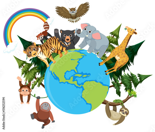 Wild animals around the world