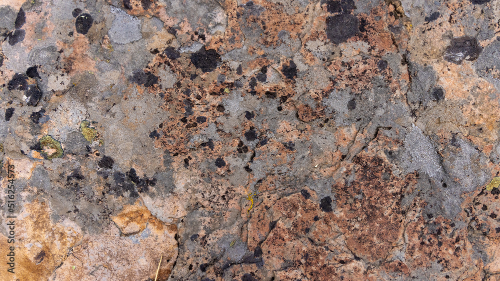 Naklejka premium Colorful Rock Surface Texture Grunge Pattern Background