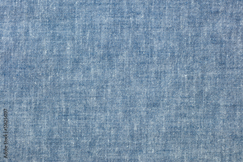 blue natural linen cotton textile texture background. high-detailed pattern.
