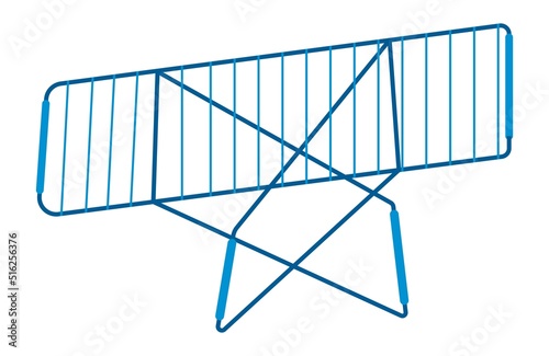 Rack for clothes drying metal construction laundry