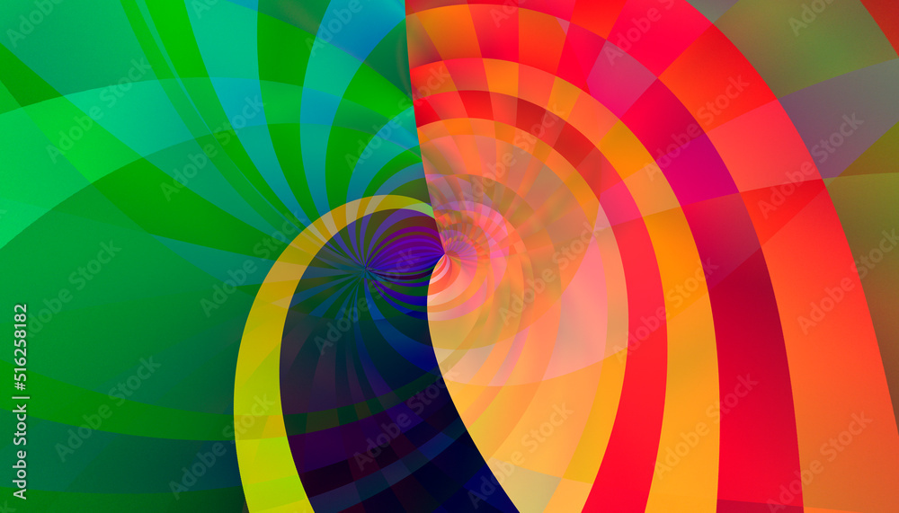 Fototapeta premium Abstract multi-colored fantasy background. Design, art