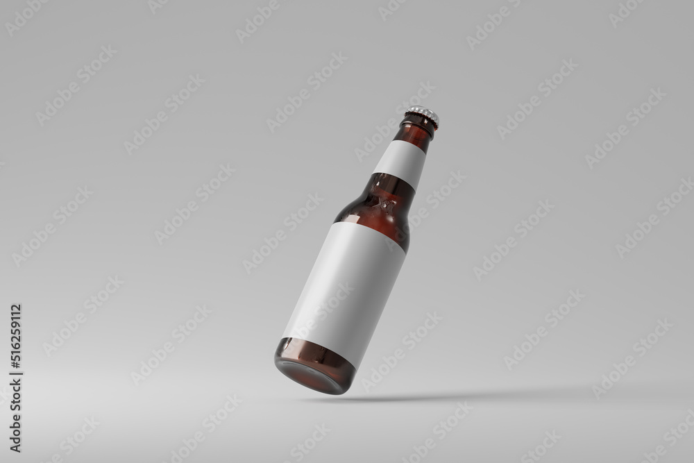 Long Neck Soda Pop Beer Bottle Mockups Long Neck Soda Pop Beer Bottle Mockups