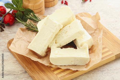 Natural organic Greek Feta cheese