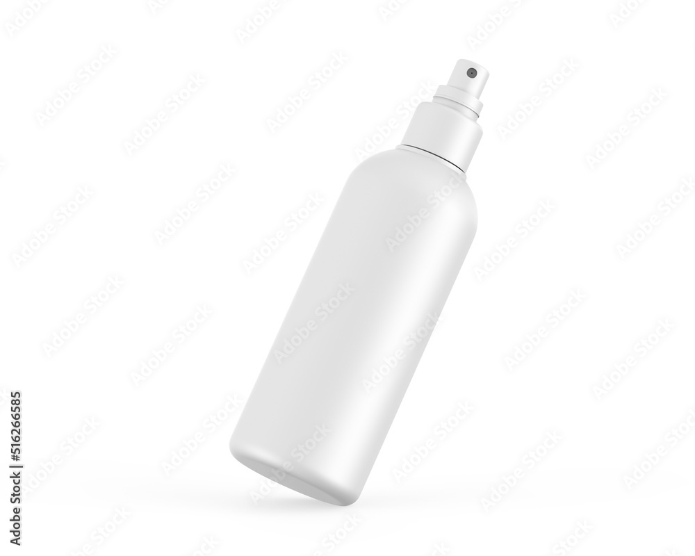 Cosmetic spray bottle mockup for branding and marketing, ready for product presentation, 3d render illustration Cosmetic spray bottle mockup for branding and marketing, ready for product presentation, 3d render illustration