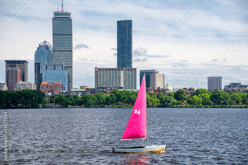 Charles River in Boston, USA photo