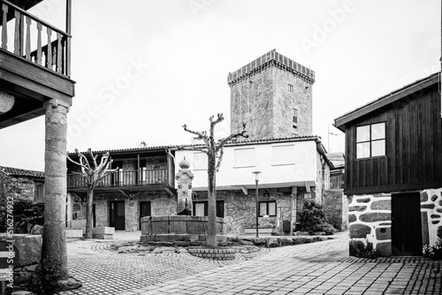 Village of Vilanova, in the medieval parish of Villanova dos Infantes, in Celanova (Spain) photo