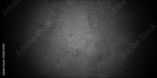 Black stone concrete texture backdrop background anthracite panorama. Panorama dark grey black slate background or texture.