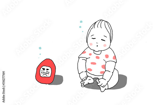 ダルマとこども