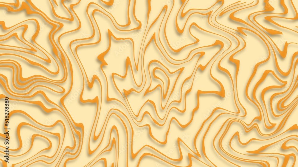 Cream topographic backgrounds and textures with abstract art creations, random waves brown line background	