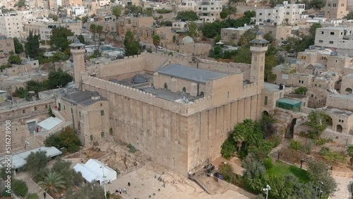 
Drone view over Cave of the Patriarchs in Hebron, israel

Aerial view from Israel Hebron City Cave of the Patriarchs, 2022
 photo