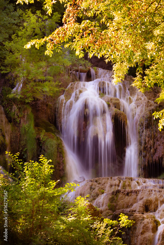 Krushuna Waterfalls in springtime near the city of Lovech  Bulgaria