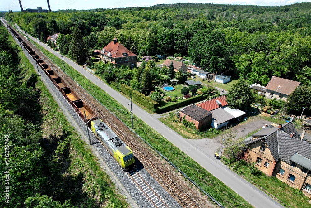 Obraz premium Plessa, alte August-Bebel-Straße 2022