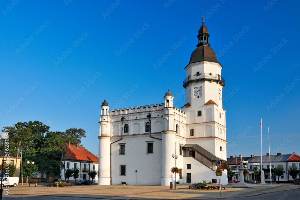 Town hall in Szydłowiec, Masovian Voivodeship, Poland