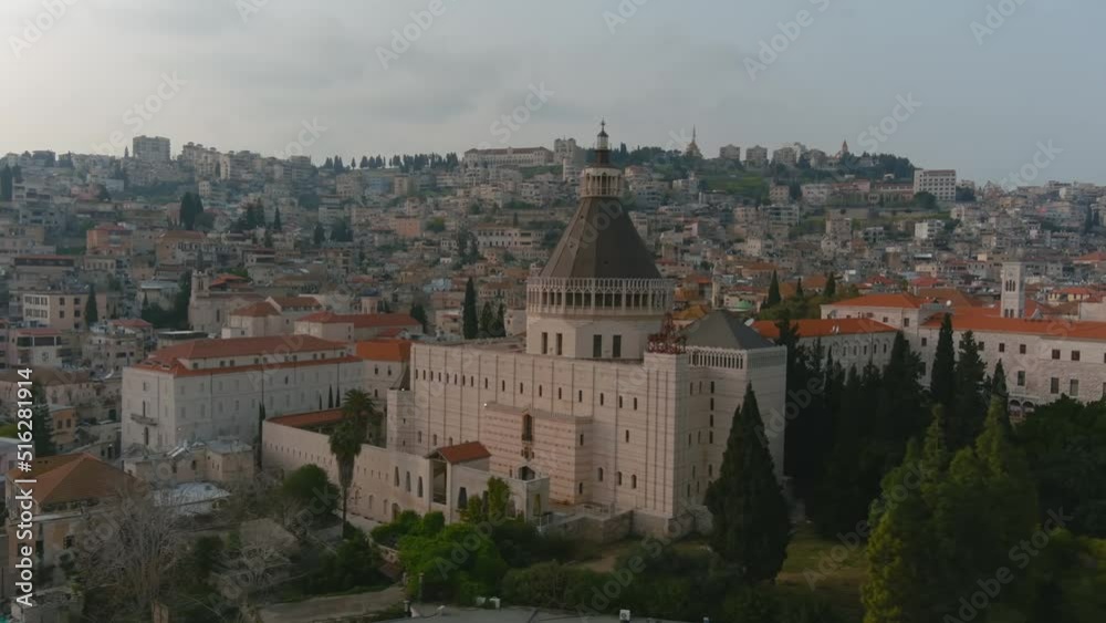 Church of the Annunciation in Nazareth, Israel ,Aerial
Drone view from basilica of the annunciation, Nazareth Galilee, israel, 2022,
Church of the Annunciation in Nazareth, Israel ,Aerial
Drone view from basilica of the annunciation, Nazareth Galilee, israel, 2022,