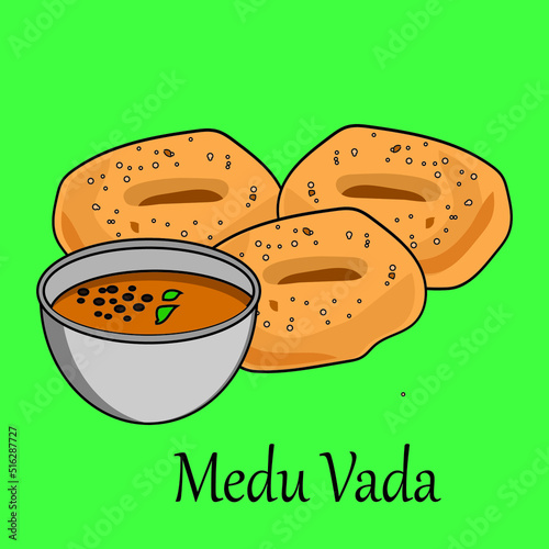 Indian breakfast Medu Vada