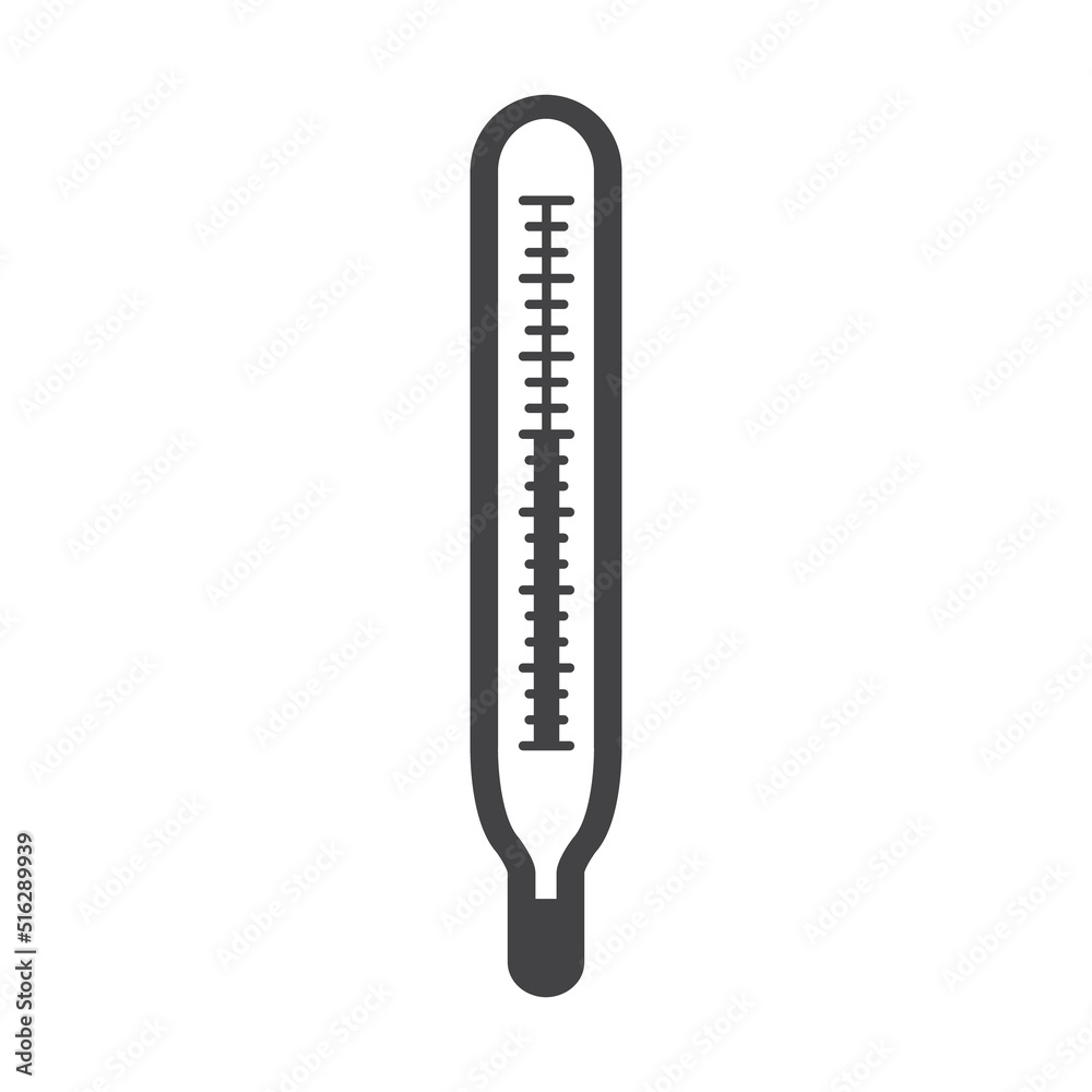 vector illustration of mercury thermometer icon. vector illustration of mercury thermometer icon.