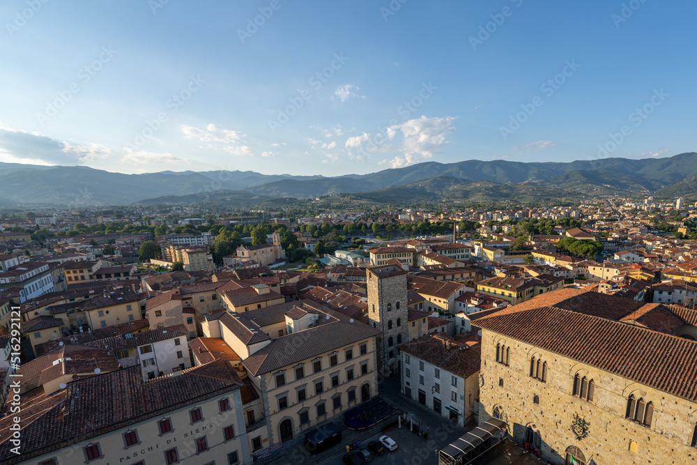 Pistoia - Vista dal campanile - Piazza Duomo
