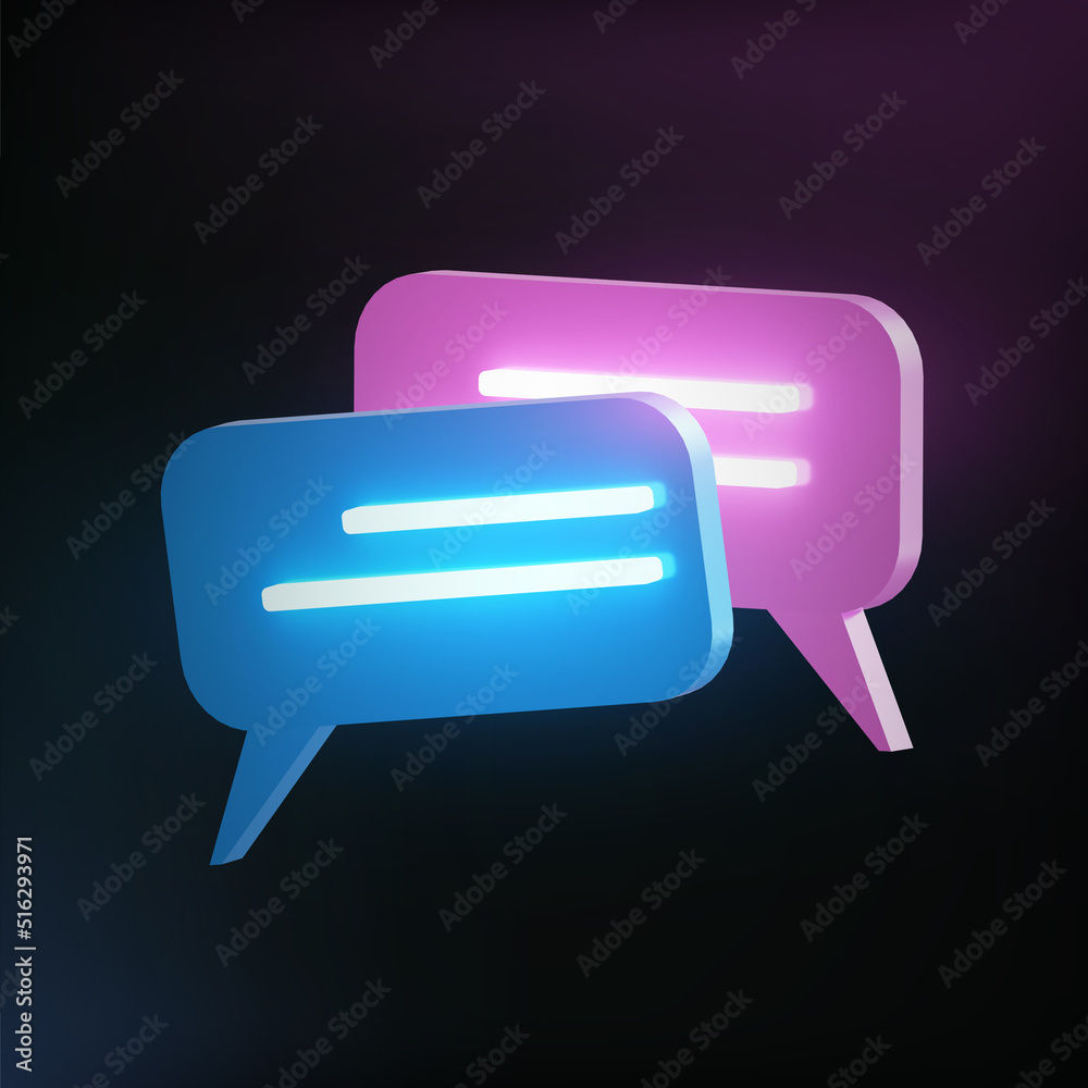 Modern 3D blue and pink glossy banner with neon text block. Modern 3D blue and pink glossy banner with neon text block.