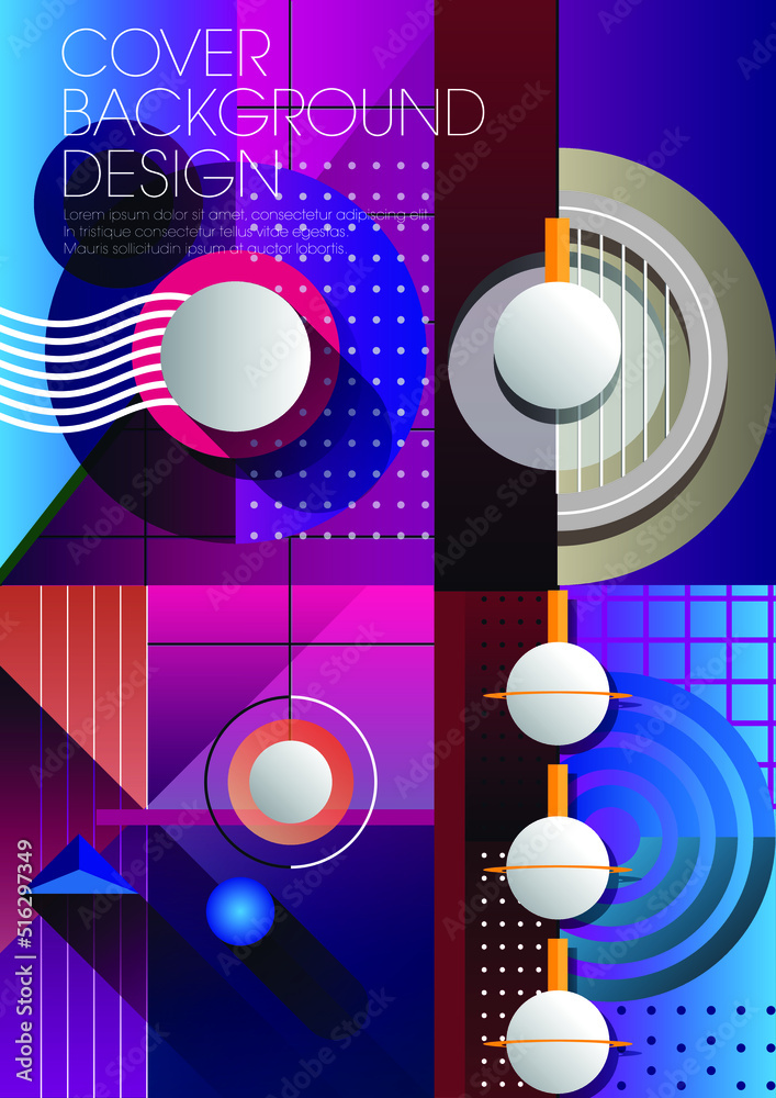 Retro abstract design are applicable for using on poster, DVD cover and other creative applications