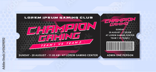 Esport Gaming Tickets