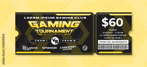 Esport Gaming Tickets