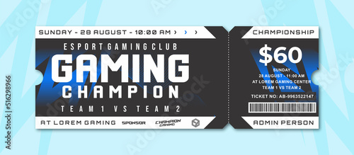 Esport Gaming Tickets