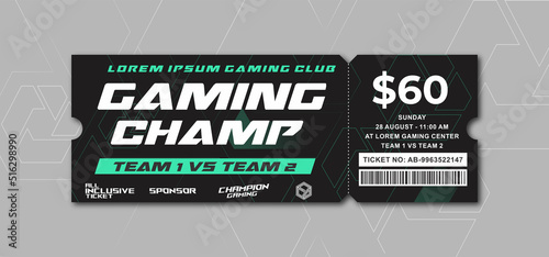 Esport Gaming Tickets