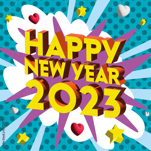 Carte Happy new year 2023 4