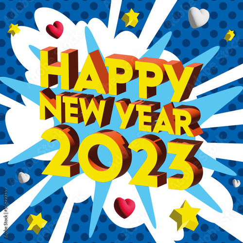 Carte Happy new year 2023 1