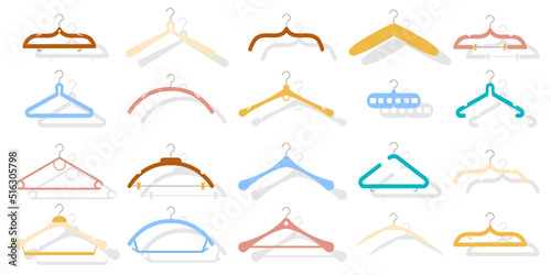 flat hangers for wardrobe, fashion clothes hanger