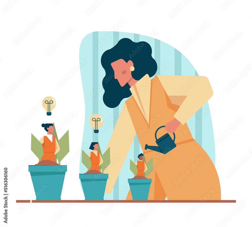 Leadership concept. Manager leading a workteam. Strategy and business Leadership concept. Manager leading a workteam. Strategy and business