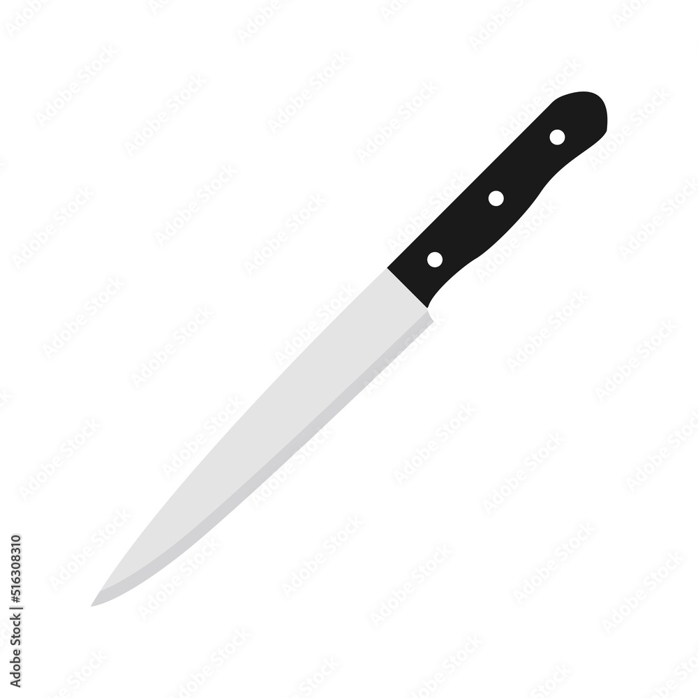carving knife flat design vector illustration carving knife flat design vector illustration