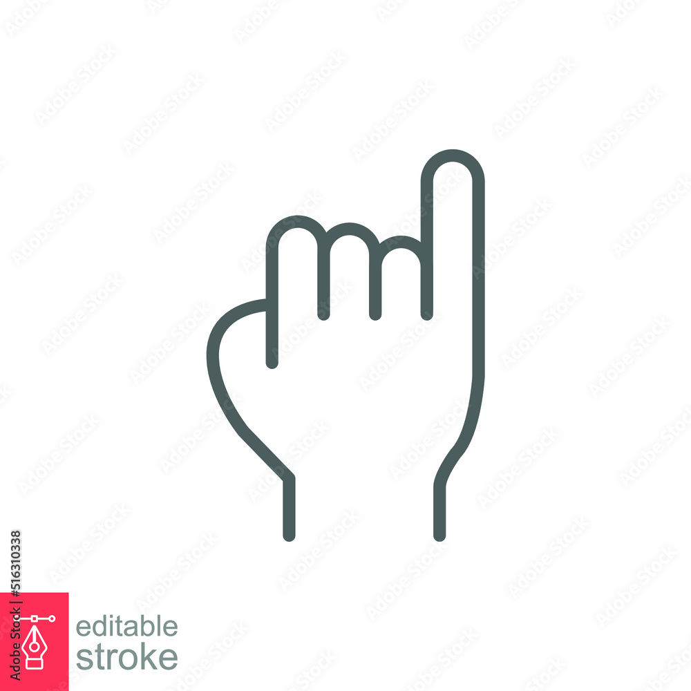Promise line icon. Simple outline style. Finger, gesture, little, communication concept. Black and white symbol. Vector illustration isolated on white background. Editable stroke EPS 10 Promise line icon. Simple outline style. Finger, gesture, little, communication concept. Black and white symbol. Vector illustration isolated on white background. Editable stroke EPS 10