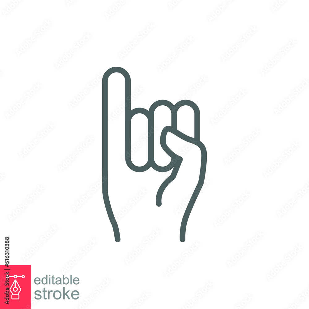 Promise line icon. Simple outline style. Finger, gesture, little, communication concept. Black and white symbol. Vector illustration isolated on white background. Editable stroke EPS 10 Promise line icon. Simple outline style. Finger, gesture, little, communication concept. Black and white symbol. Vector illustration isolated on white background. Editable stroke EPS 10