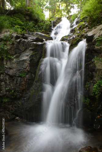 Fototapeta Naklejka Na Ścianę i Meble -  The Todtnau Waterfall in the Black Forest in Germany.