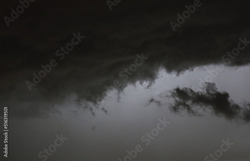 dark cloudy storm sky, bad weather