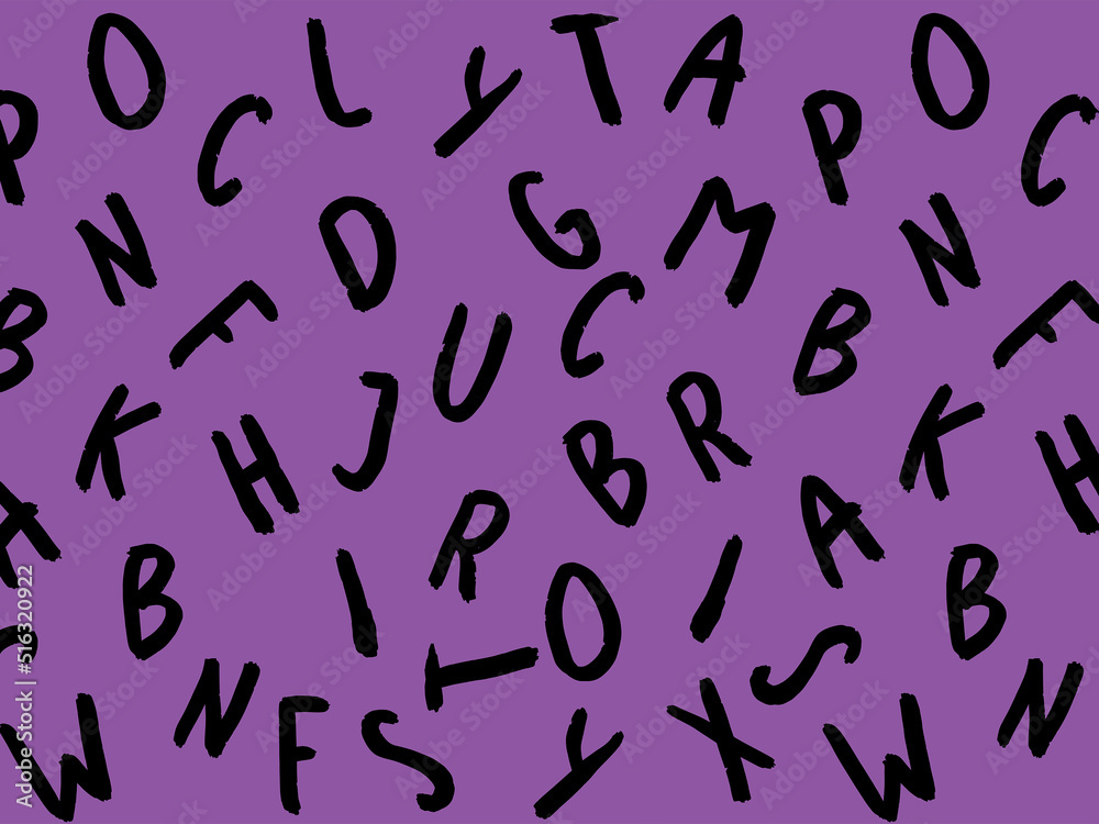 template with the image of keyboard symbols. set of letters. Surface template. fiolet purple background template with the image of keyboard symbols. set of letters. Surface template. fiolet purple background