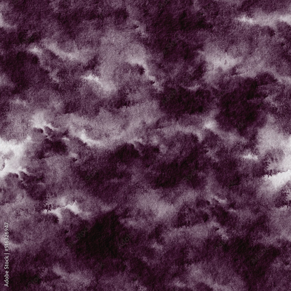 Fototapeta premium Watercolor purple background. Watercolor background with spots. Pattern