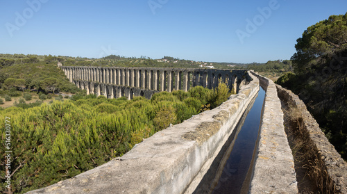 The aqueduct of Tomar (Aqueduto dos Pegoes), Portugal photo