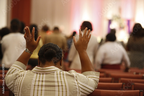 Sunday service at Words of Life fellowship church, Miami