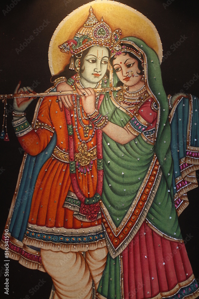 Krishna and Rada image