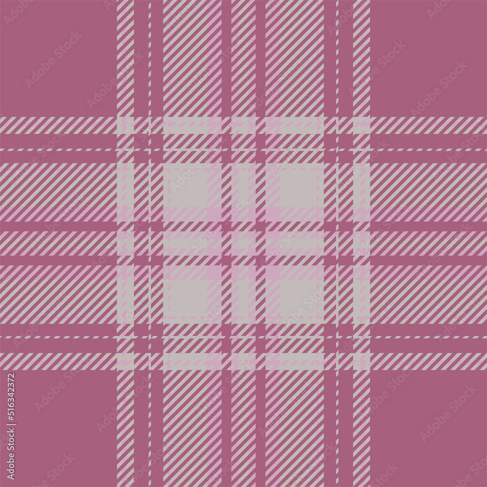 Plaid check pattern in pink. Seamless fabric texture. Tartan textile print. Plaid check pattern in pink. Seamless fabric texture. Tartan textile print.
