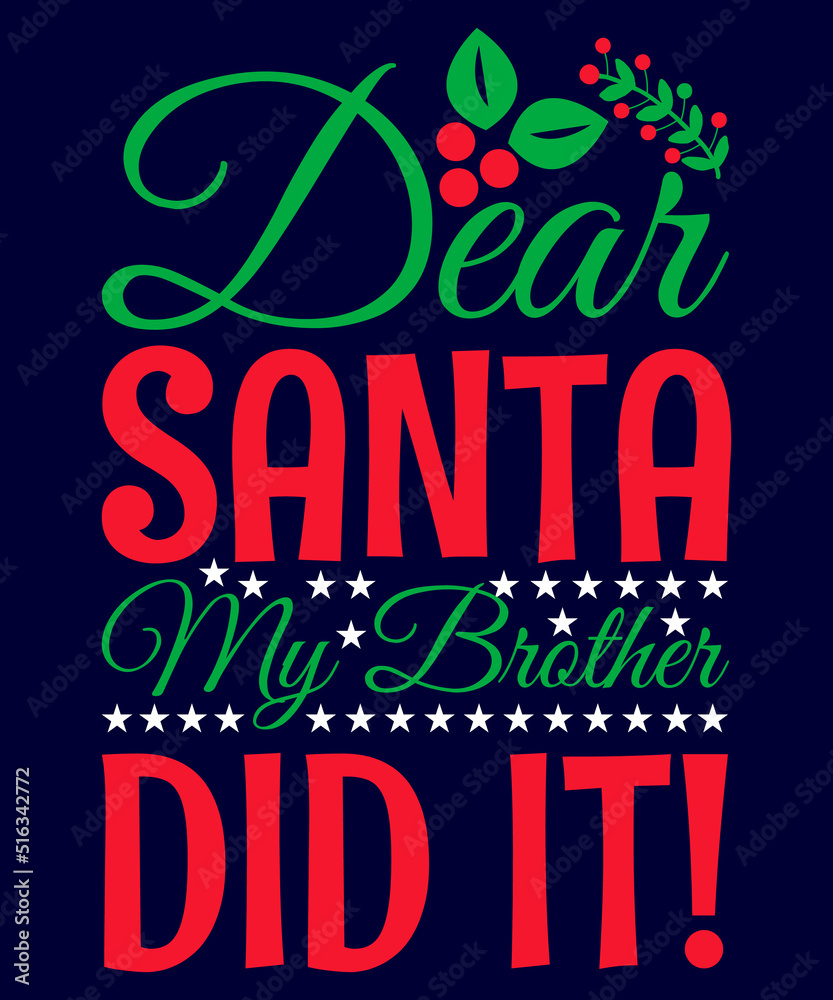 Best Christmas Quotes T-shirt Design Vector